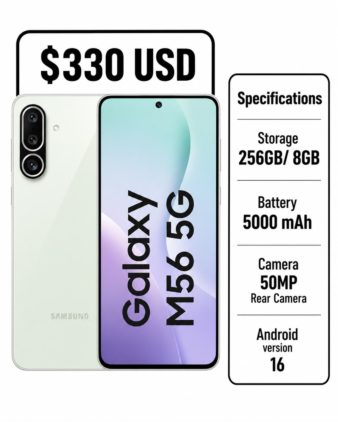 Samsung Galaxy M56 5G smartphone